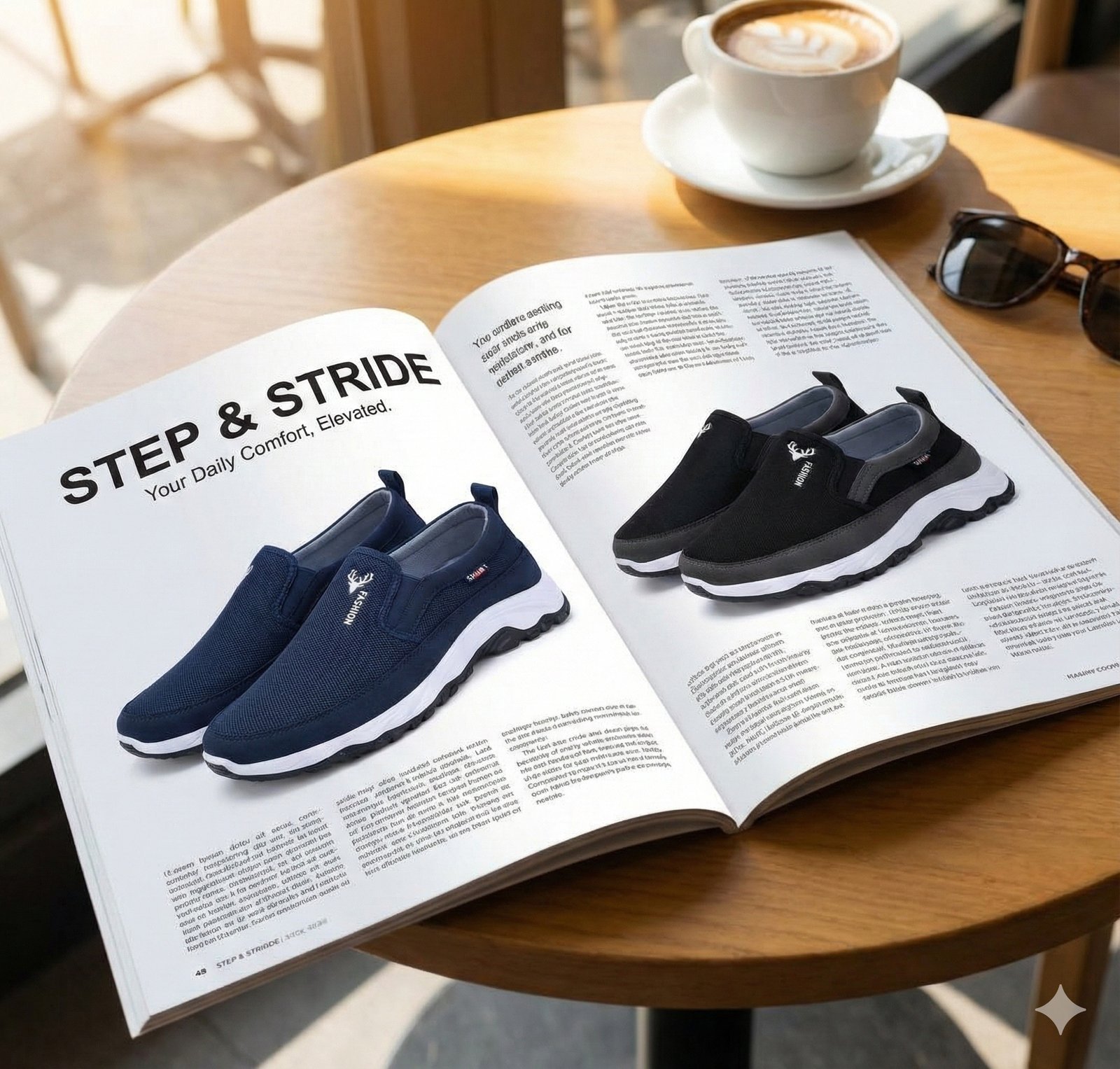 Deer Fashion FeatherLite Men’s All-Day Comfort ArchSupport Shoes - Image 12