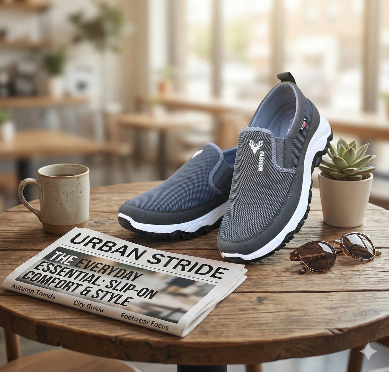 Deer Fashion FeatherLite Men’s All-Day Comfort ArchSupport Shoes - Image 10