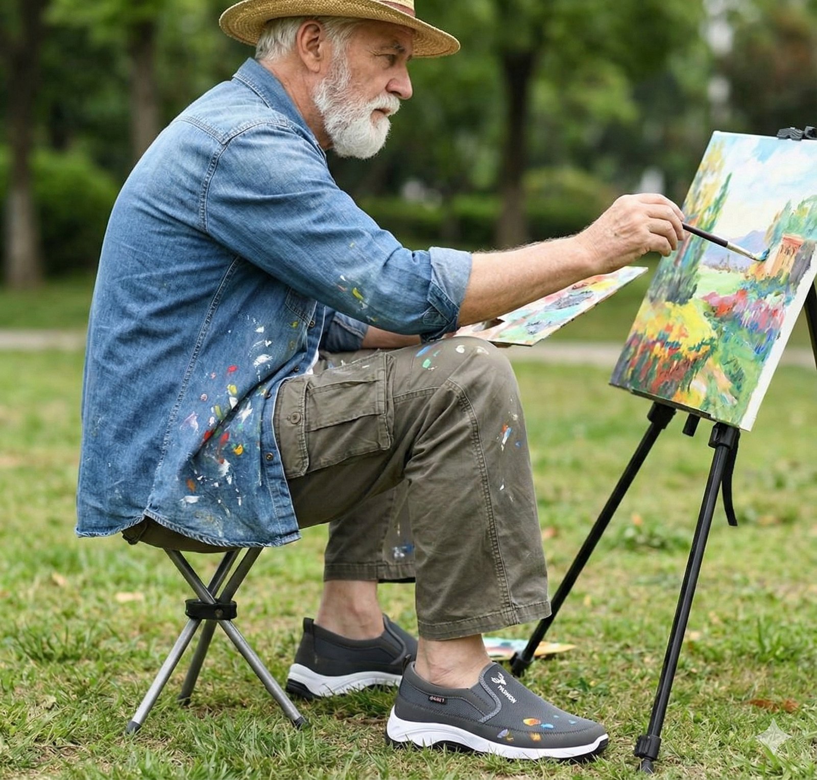 Deer Fashion FeatherLite Men’s All-Day Comfort ArchSupport Shoes - Image 18