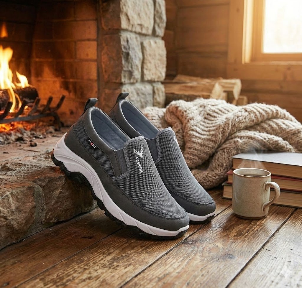 Deer Fashion FeatherLite Men’s All-Day Comfort ArchSupport Shoes - Image 3